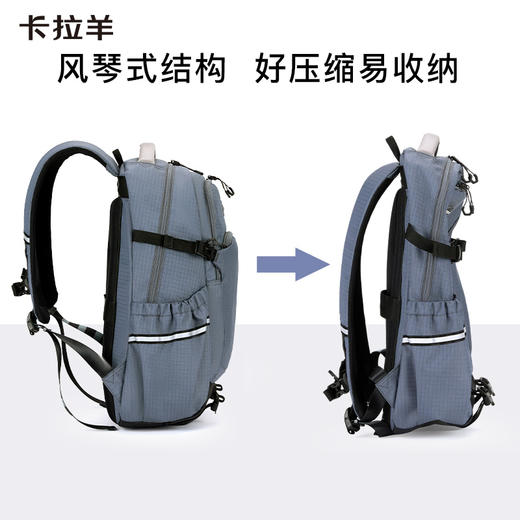 【考拉抱抱包】五维减负防下坠超轻防水通勤双肩包背包CX5528/L 商品图8