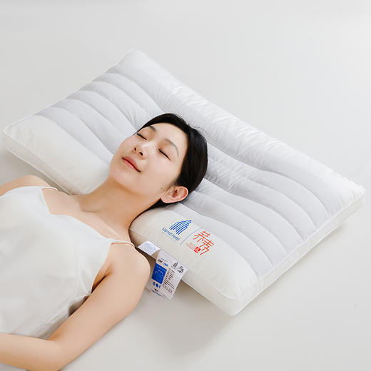 自然醒全棉酒店荞麦枕头枕芯助睡眠护颈椎专用五星酒店家用套装一对成人男定型XK 商品图2