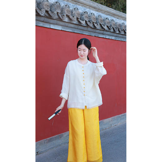 【2026东衣作】新中式衬衣（25710132吉量-设计师） 商品图1