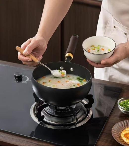 中国非遗传承百年【传统锻造-正宗章丘手工大肚锅SS209】一口锅 凭什么让《舌尖》导演疯狂打call✅24cm黄金尺寸，加深大肚，煎炒炖煮一锅搞定，中餐“锅气”的密码❗ 商品图5