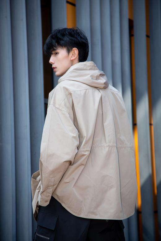 S415875139带帽休闲风衣 商品图7