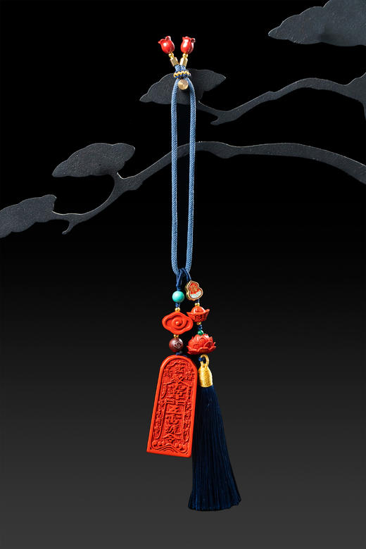 辰砂五雷号令护身挂件 商品图0