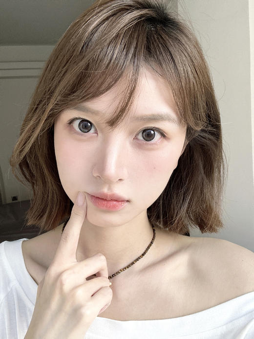 Doragina旗下｜小栗泥｜14.2mm白狮参考着色中等直径 日抛 一盒十片装 商品图4