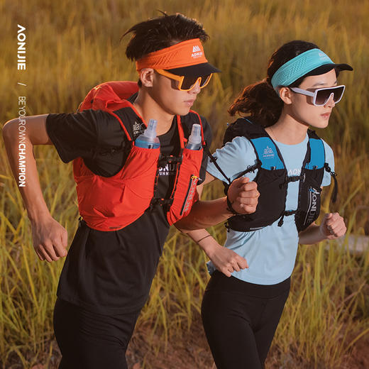 奥尼捷 跑步背包男女超轻越野跑水袋包户外登山徒步马拉松运动双肩包12L C962 商品图3