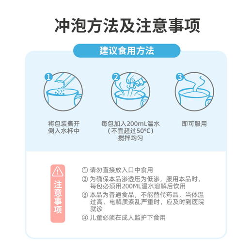 【苹果树】电解质口服补液    发烧呕吐肠道功能紊乱，健身前后 防脱水 家中常备-【嗨购】-DJZ 商品图4