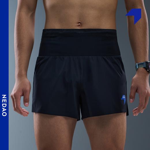 内道3寸跑步短裤有内衬越野跑马拉松装备凉爽弹力透气男训练跑步短裤 商品图4