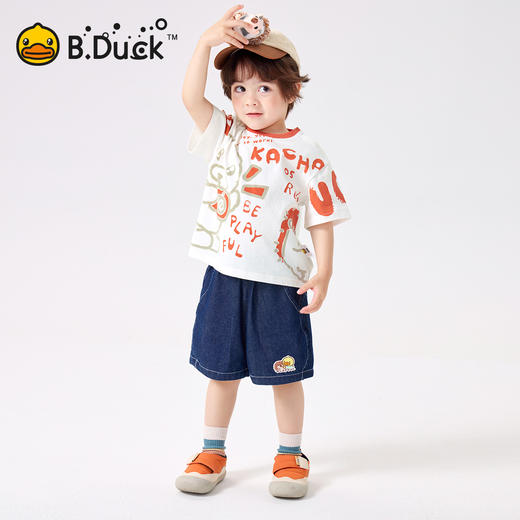 bduck小黄鸭童装夏季男童短T恤90-130 BF2601038 商品图1