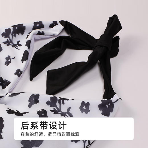 都市丽人滨海休闲女士连体泳衣薄雪纺一体式泳衣LSH1A2 商品图5