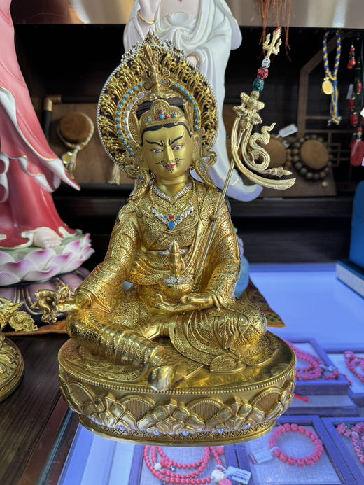 莲师鎏银工艺摆件 商品图2