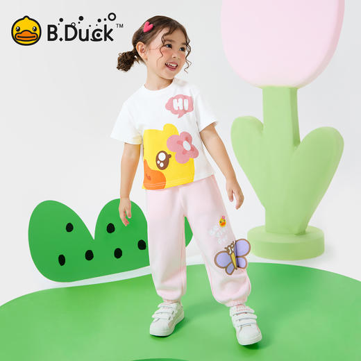 B.Duck小黄鸭童装夏季短袖T恤90-130 FF2601020 商品图1