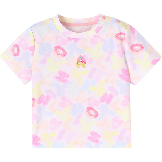 女童SORONA圆领短袖针织衫夏季新款安奈儿童装实体店同款XG521724 商品图6