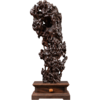 二十世纪 紫檀木雕仿太湖石山子香薰摆件 商品缩略图5