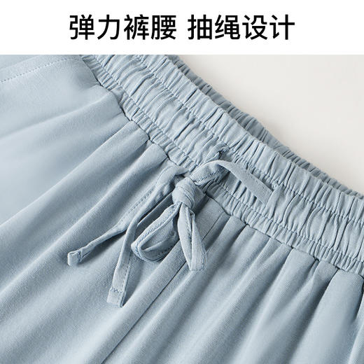 I‘d爱帝女士天然优可丝轻体爽肤短袖九分裤套装 商品图4