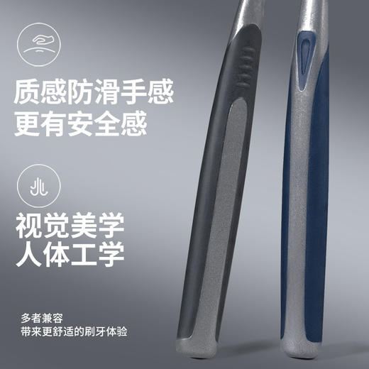 爆款轻奢加长大头牙刷成人家庭装中毛防滑手柄 商品图2