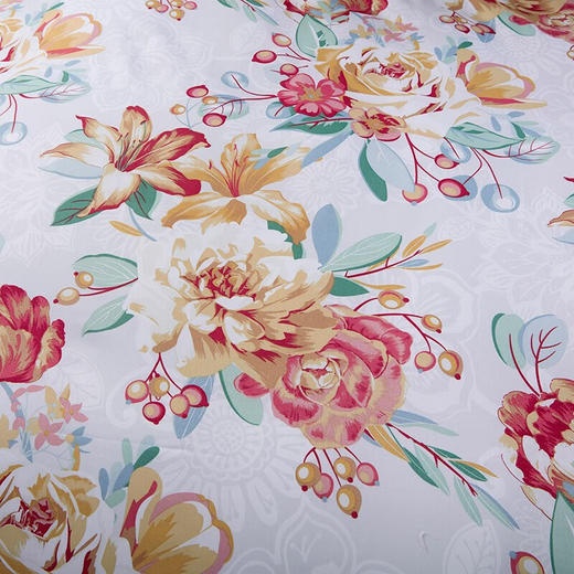 富安娜磨毛四件套-芳华初韵 商品图2