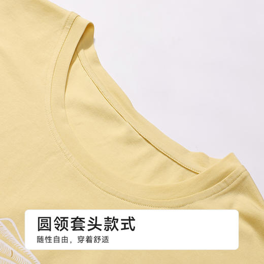 都市丽人女士正价棉质短袖套装薄40支TC拉架会员精选短袖类LHH2H4 商品图4