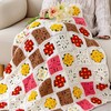 苏苏姐家四季花毯手工diy编织钩针毛线团自制毯子材料包打发时间 商品缩略图1