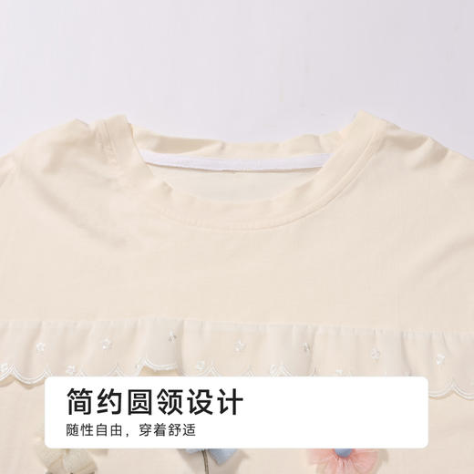 都市丽人会员精选女士棉质短袖裙薄40支TC拉架短袖类LHH6F3 商品图4