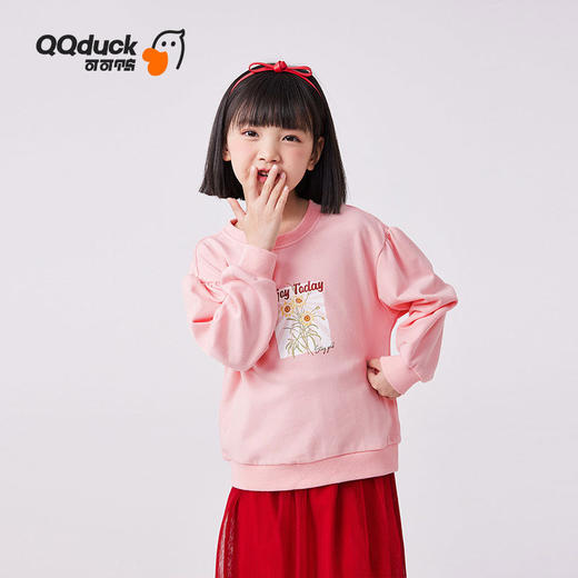 【110-160】【可可鸭】女童春秋百搭卫衣 商品图0