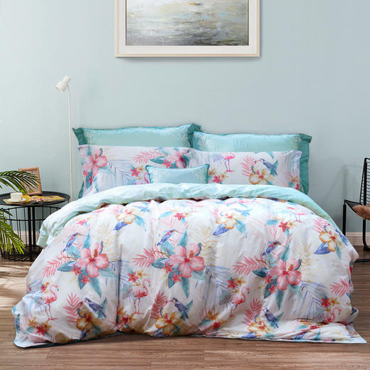 富安娜(FUANNA)抗菌磨毛四件套-意境时光 商品图3