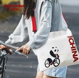 熊猫自行车运动造型骑行挎包