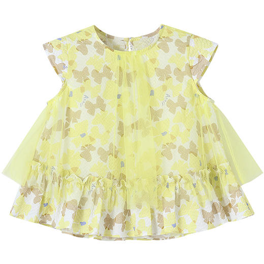 【实体店同款】女童短袖上衣夏季新款安奈儿童装XG521690 商品图6