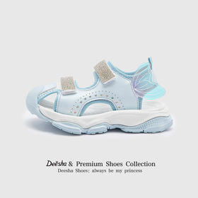 笛莎Deesha 女童童鞋2025夏新款凉鞋