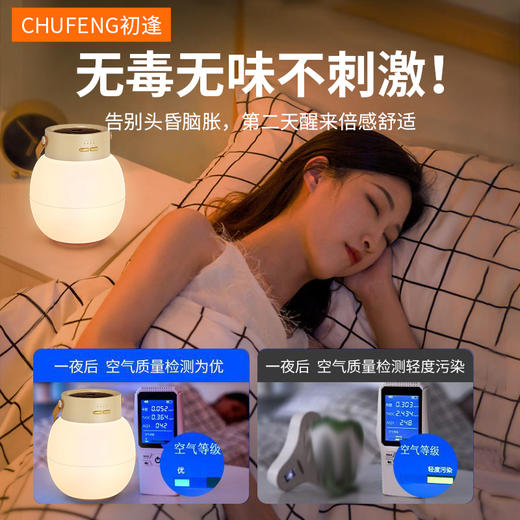 【送母婴驱蚊液45ml*3瓶】初逢 高颜值不倒翁 夜灯驱蚊灯 温和配方 露营灯驱蚊灯二合一 商品图2