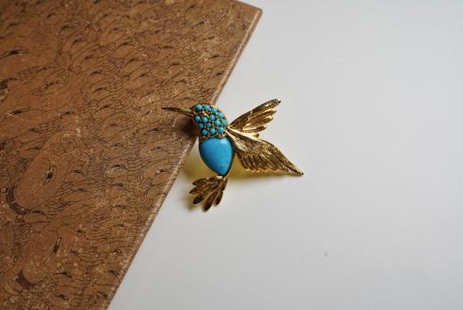 【月泉流砂·蜂鸟胸针】 商品图7