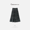 COCO ZONE 刘一一 2025新款垂感A字松紧腰碎花半身裙CD1A0593 商品缩略图0