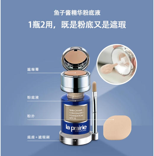 【3.22王炸割肉价】la prairie莱珀妮鱼子酱精华粉底液 NW10 商品图1
