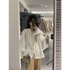 现货【奶油甜酪】设计师高定提花蕾丝衬衫精致系带百搭长袖内搭女 商品缩略图0