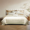 水星家纺床上四件套 100支埃及长绒棉 A类酒店轻奢床品 被套床单枕套 唐顿庄园(床笠款) 1.8米床 适配220*240cm被芯 商品缩略图0