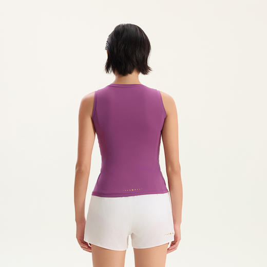 优极UG 棉途·女款爽滑速干无袖跑步T恤 商品图2