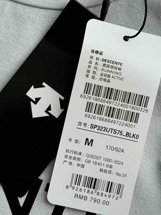 点此购买 迪桑特夏季男款纯棉短袖T恤 LL 312584 商品图10