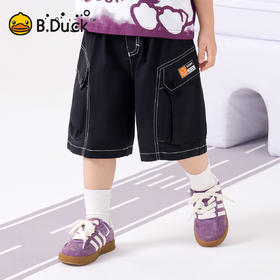 bduck小黄鸭童装夏季男童短裤儿童休闲裤男孩五分裤潮酷夏季105-150 BF2652009