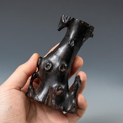 清早期 紫檀树形花插 商品图2