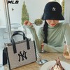 【品牌授权】扫码验证 韩国MLB 带防伪码 经典帆布托特包-黑色 深棕色 奶油色 3AORS062N 女新款老花满印休闲时尚运动背包 商品缩略图7