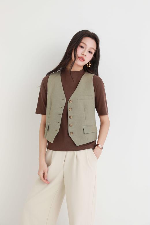 “T恤新潮流”！【DUBAILI-新中式小立领中袖天丝衣】甄选莱赛尔天丝+棉+氨纶面料  软糯舒适 透气吸湿 自带凉感 高弹丝滑 抗皱耐磨 小立领中袖修身版型 藏肉显瘦又高级百搭 一衣多穿的万搭王！ 商品图6