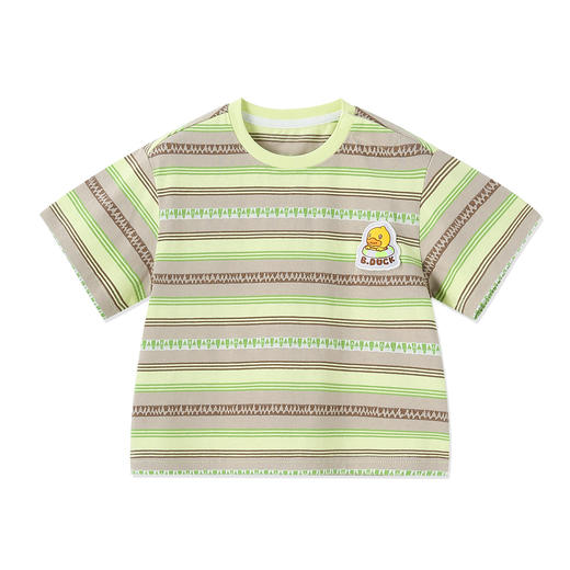 bduck小黄鸭童装夏季儿童短袖T恤纯棉男童半袖上衣男宝宝夏装90-130 BF2601077 商品图3