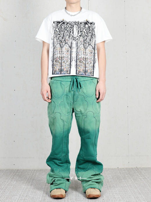 WHO DECIDES WAR | 礼堂渐变运动卫裤 商品图1