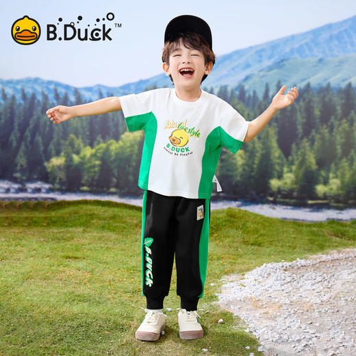 B.Duck小黄鸭童装夏季短袖T恤90-130 BF2601062 商品图1