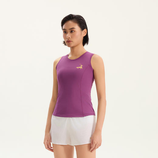 优极UG 棉途·女款爽滑速干无袖跑步T恤 商品图1