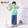 bduck小黄鸭童装夏季儿童短袖T恤男童条纹上衣纯棉夏季中小童体恤105-150 BF2601026 商品缩略图1
