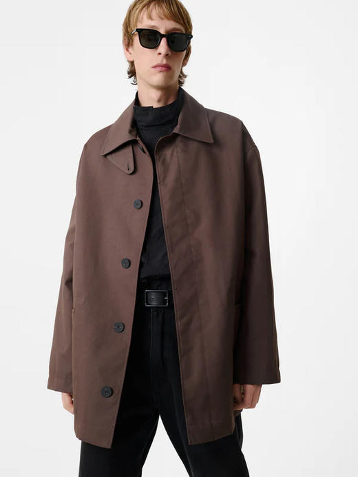 Studio Nicholson 茄棕色MEASURE双口袋廓形夹克 商品图6