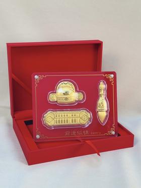 【现货】足金999前途似锦金榜题名高考生日礼物【金重约1g】【一物一证书】