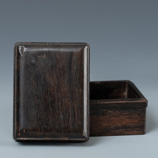 清 紫檀方形盖盒 商品图3