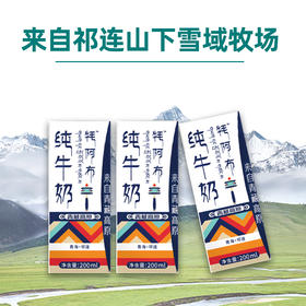 【尝鲜款】天境雪域纯牛奶 青海祁连天境牧场营养早餐奶 200ml*3支
