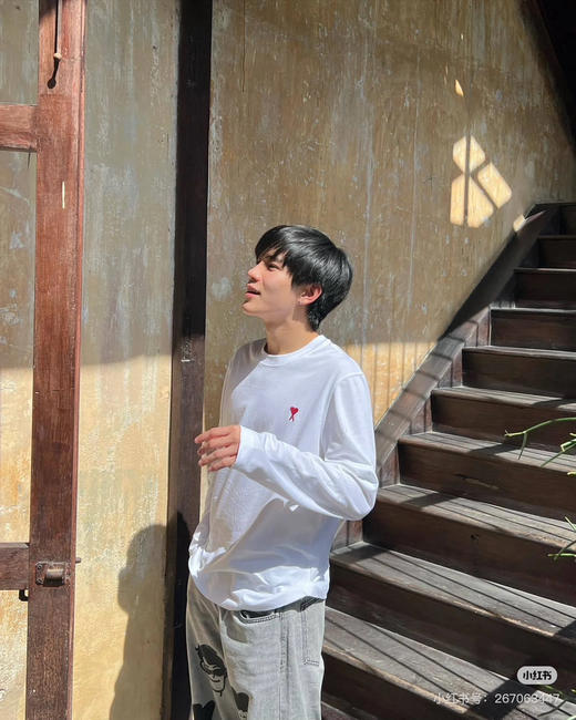 【3月27日 下午14:00 秒杀】纯原 艾米 情侣款 长袖T恤 商品图13