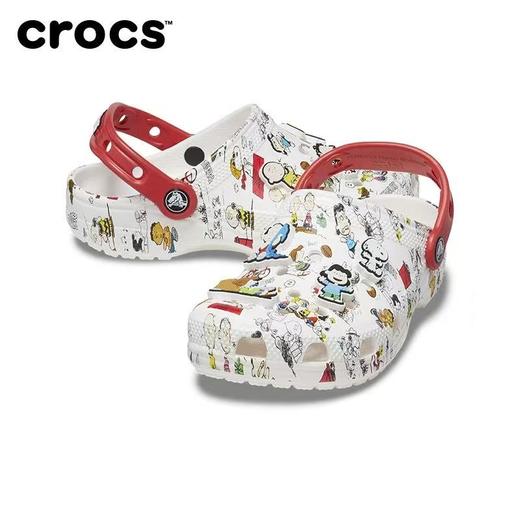 Crocs童鞋卡骆驰Peanuts史努比联名儿童洞洞鞋户外沙滩鞋 商品图0